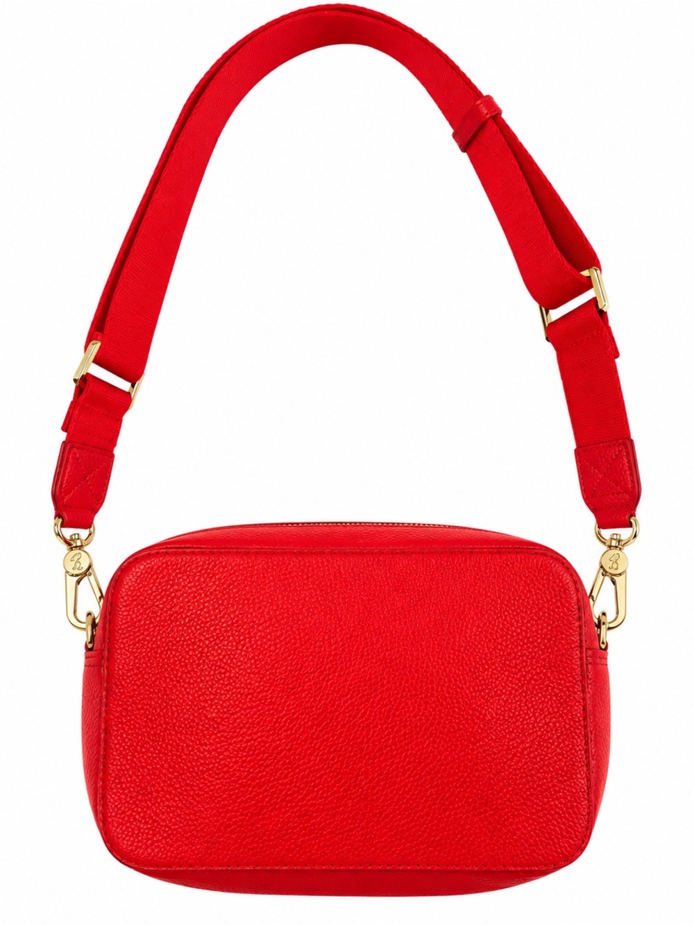 Boden Lyon Red Leather Leopard Suede Crossbody Bag